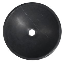 BLOK umywalka kamienna, średnica 40cm, czarny Marquin, matowy