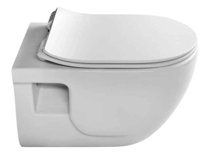 BRILLAWC rimless wiszące z prysznicem bidetowym