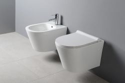 PACO RIMLESS WC wiszące 36x52,5 cm, deska WC Slim soft close