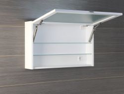 CLOE LED szafka z oświetleniem LED, 80x50x18cm, biała