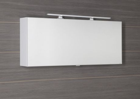 Przejdź do produktu CLOE szafka z lustrem z oświetleniem LED, 120x50x18cm, sensor bezdotykowy, biała