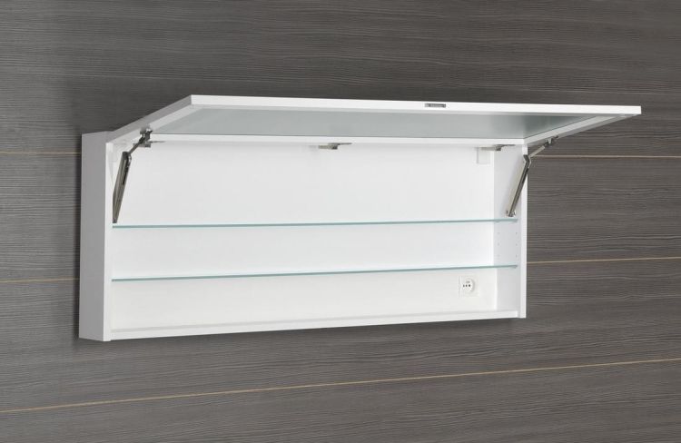 CLOE LED szafka z oświetleniem LED, 120x50x18cm, bezdotykowy, biała
