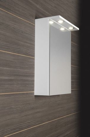 Przejdź do produktu KAWA szafka z lustrem, oświetlenie LED 50x70x25,5cm, biały