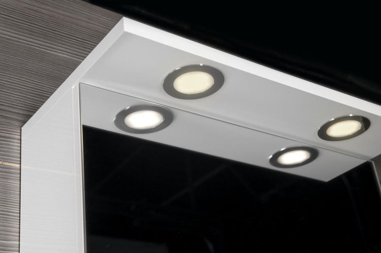 KAWA LED szafka z oświetleniem LED 50x70x25,5cm, bialy