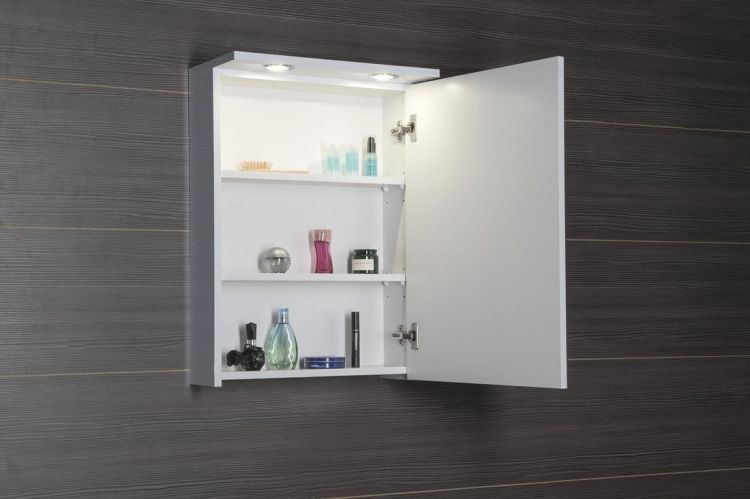 KAWA LED szafka z oświetleniem LED 50x70x25,5cm, bialy