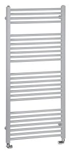 DIRECT Grzejnik łazienkowy płaski, 1320/600, 714 W, srebro struktura