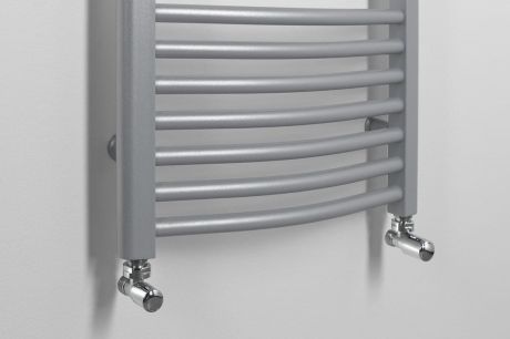 Przejdź do produktu ORBIT grzejnik łazienkowy, 1322x450 mm, srebro struktura