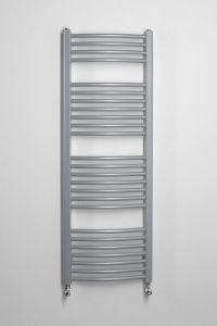 ORBIT Grzejnik łazienkowy obły, 1320/450, 572 W, srebro struktural