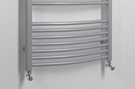 Przejdź do produktu ORBIT grzejnik łazienkowy, 600x1700 mm, srebro struktura