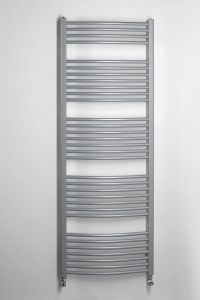 ORBIT Grzejnik łazienkowy obły, 1700/600, 909 W, srebro struktural