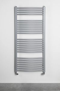 ORBIT Grzejnik łazienkowy obły, 1320/600, 722 W, srebro struktural