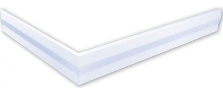 KARIA 80x70 obudowa narożna, wysokość 11 cm, prawa