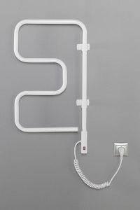 ELVOR Elektryczna suszarka na ręczniki, 400x750x95mm, 80W, biała