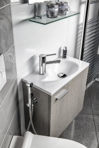 AQUA umywalka kompozytowa 50,5x1,8x25cm, color bialy