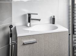 AQUA umywalka kompozytowa 50,5x1,8x25cm, color bialy