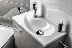 AQUA umywalka kompozytowa 50,5x1,8x25cm, color bialy