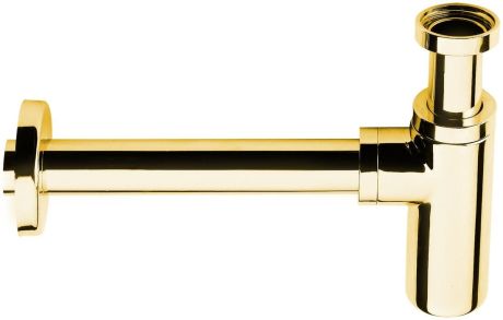 Przejdź do produktu Syfon umywalkowy 5/4", odpływ 32mm, okrągły, złoto