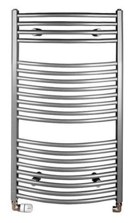 Przejdź do produktu ORBIT Grzejnik łazienkowy obły, 970/450, 419 W, srebro metaliczne