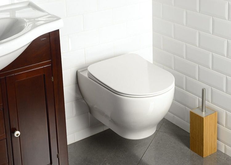 GARCIA Slim deska WC wolnoopadająca, biała/chrom