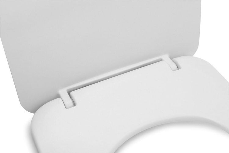 GARCIA Slim deska WC wolnoopadająca, biała/chrom