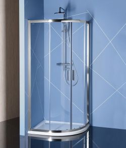 EASY LINE kabina prysznicowa półokrągła 1200x800mm, L/R, szkło czyste