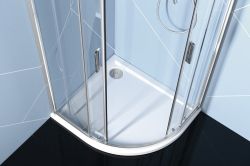 EASY LINE kabina prysznicowa półokrągła 1200x800mm, L/R, szkło czyste