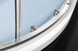 EASY LINE kabina prysznicowa półokrągła 1100x800mm, L/R, szkło czyste