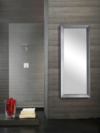 Przejdź do produktu RAMA LUX grzejnik s lustrem 595x1448mm, 651 W, srebrny ze strukturą