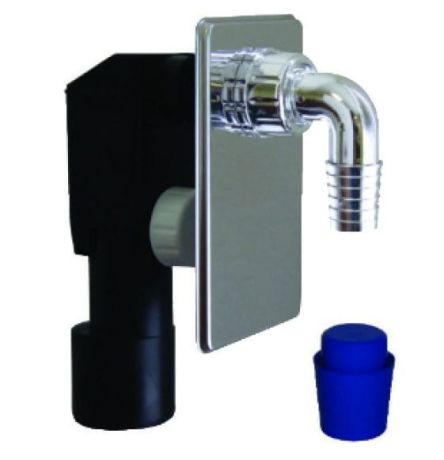 Przejdź do produktu Podtynkowy syfon do pralki, DN40/50, chrom