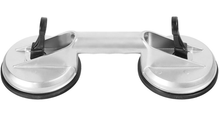 Przyssawka do szkła podwójna, aluminium