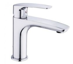 Bateria umywalkowa stojąca 18 cm z korkiem klik-klak Paffoni Lime LM071KCR chrom