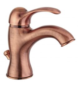 Bateria umywalkowa stojąca 16 cm miedziany Paffoni Flavia FA075RM