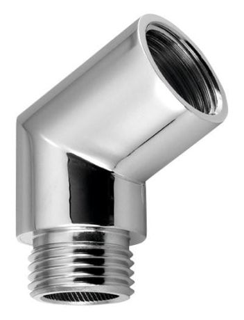 Przejdź do produktu Kolanko prysznicowe między głowicą a wężem 1/2", mosiądz/chrom