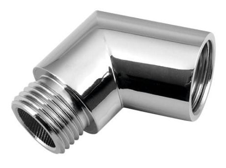 Przejdź do produktu Kolanko prysznicowe między głowicą a wężem 1/2", mosiądz/chrom