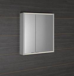 BATU szafka 2x oświetlenie LED, 60x71x15cm, biała