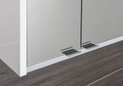 BATU szafka 2x oświetlenie LED, 60x71x15cm, biała
