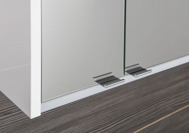 BATU szafka 2x oświetlenie LED, 60x71x15cm, biała