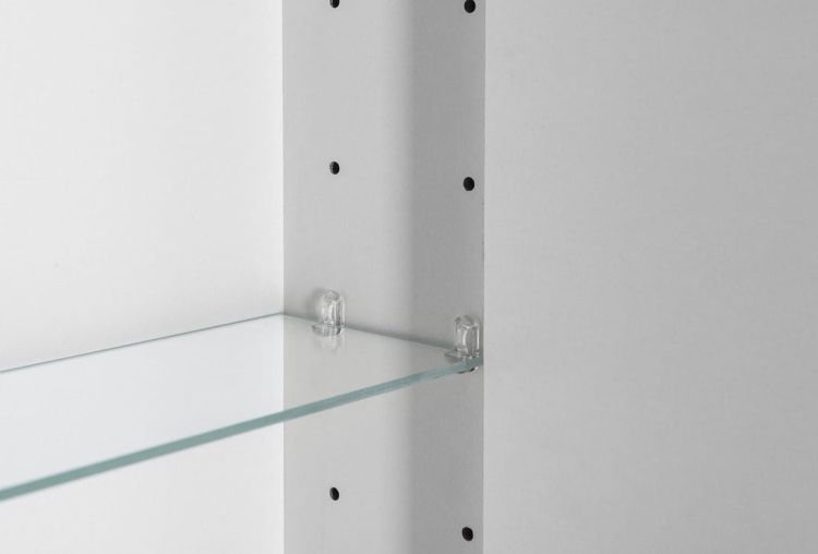 BATU szafka 2x oświetlenie LED, 60x71x15cm, biała