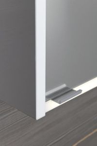 BATU szafka 2x oświetlenie LED, 80x71x15cm, biała