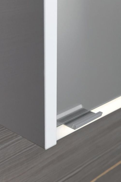 BATU szafka 2x oświetlenie LED, 80x71x15cm, biała