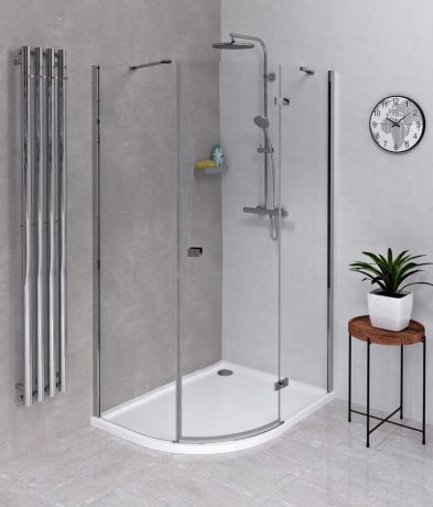 Przejdź do produktu FORTIS półokrągła kabina prysznicowa 1100x900x2000mm, prawa