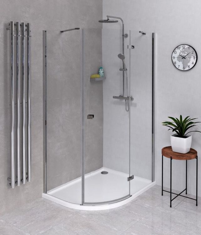 FORTIS LINE półokrągła kabina prysznicowa 1100x900x2000mm, prawa