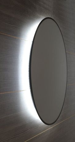 Przejdź do produktu SHARON lustro z podświetleniem LED Ø 80 cm, czarny mat