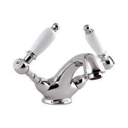 Bateria umywalkowa Retro stojąca Daniel RT5112CR chrom