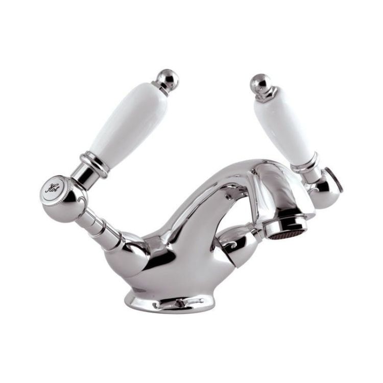 Bateria umywalkowa Retro stojąca Daniel RT5112CR chrom