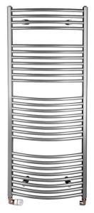 ORBIT Grzejnik łazienkowy obły, 1330/450, 545 W, srebro metaliczne
