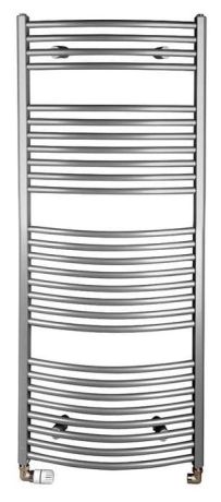 Przejdź do produktu ORBIT Grzejnik łazienkowy obły, 1330/450, 545 W, srebro metaliczne