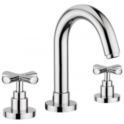 Bateria umywalkowa 3-otworowa bez korka Emmevi Spirit New 31033CR chrom