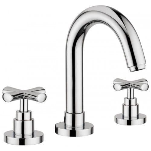 Bateria umywalkowa 3-otworowa bez korka Emmevi Spirit New 31033CR chrom