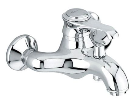 Przejdź do produktu Bateria wannowa ścienna Retro Emmevi Tiffany chrom 6001CR